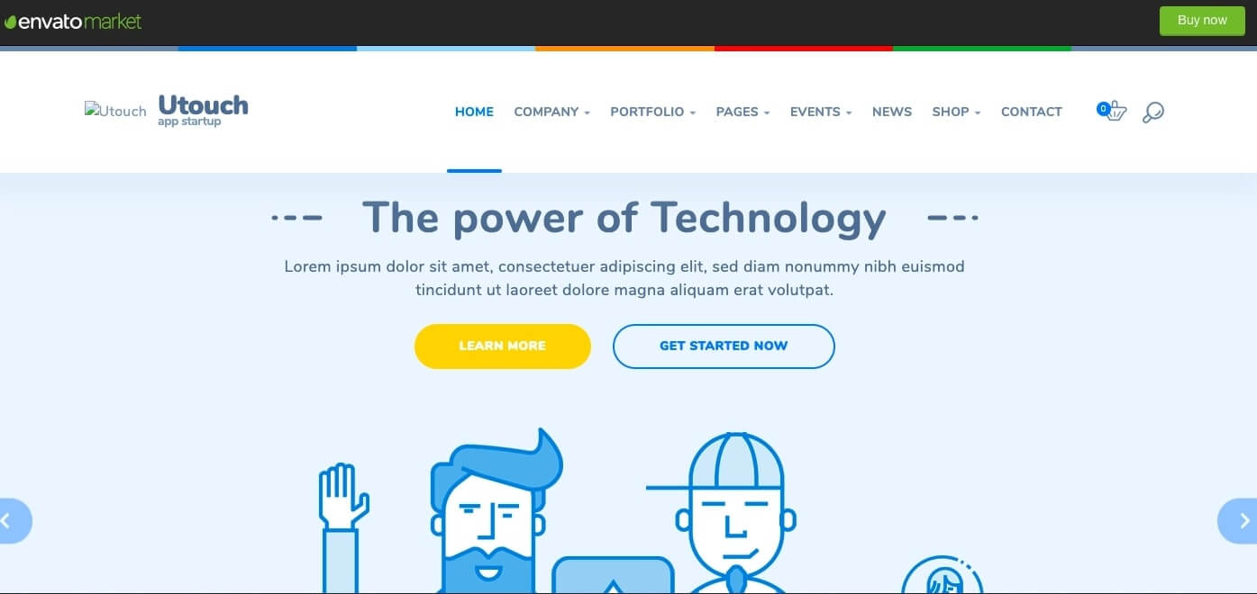 Utouch | 10 Best Software & Technology WordPress Themes