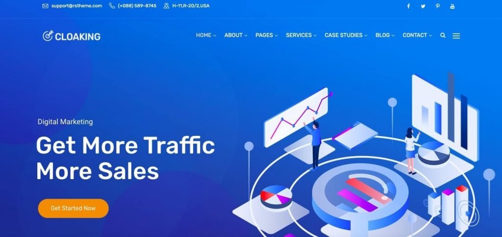 Best 25 SEO & Digital Marketing Agency WordPress Themes - RSTheme