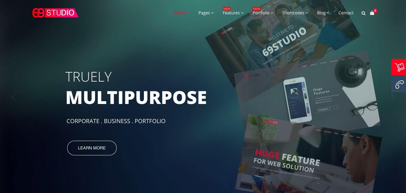 SixtyNineStudio Creative Agency WordPress Theme Preview ThemeForest 2021 04 17 04 00 34 | Best 10 Creative Agency WordPress Theme