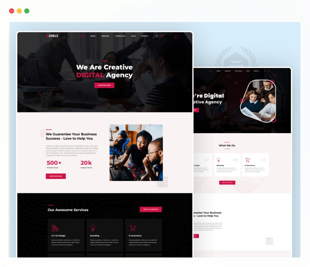 dabble product thumb | Dabble - Creative Agency WordPress Theme