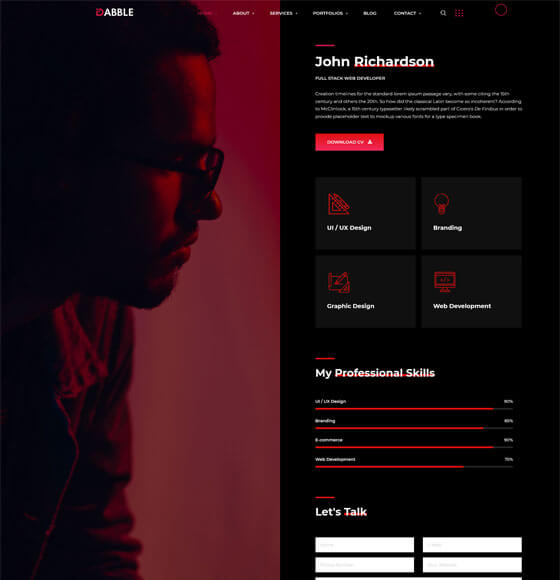 home101 | Dabble - Creative Agency WordPress Theme