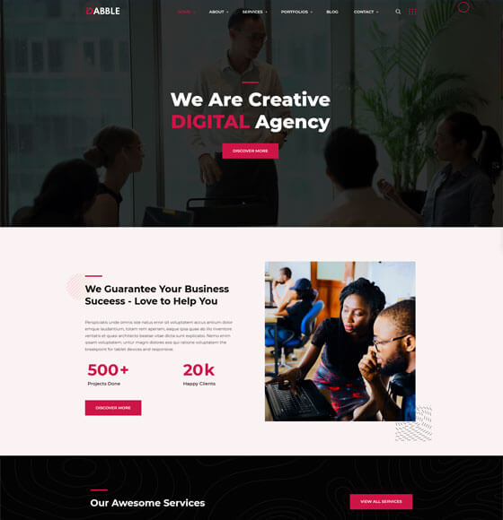 home23 | Dabble - Creative Agency WordPress Theme