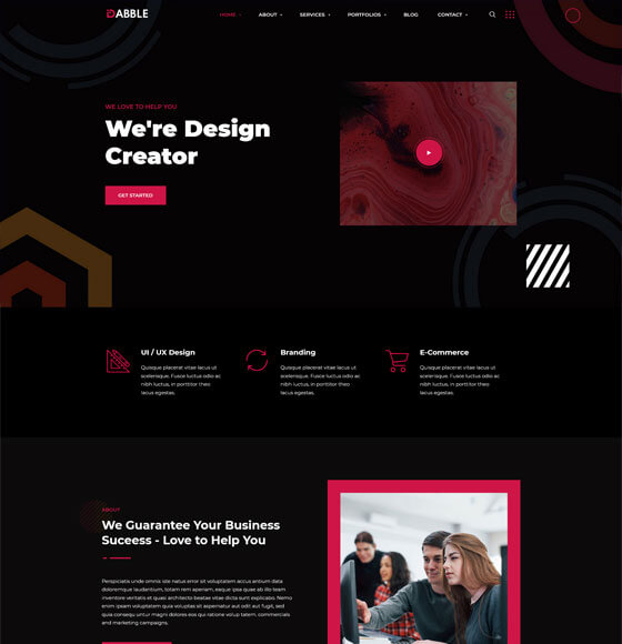 home31 | Dabble - Creative Agency WordPress Theme