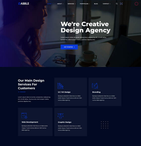 home71 | Dabble - Creative Agency WordPress Theme