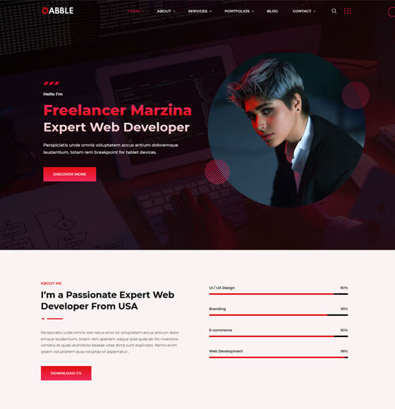 home91 | Dabble - Creative Agency WordPress Theme