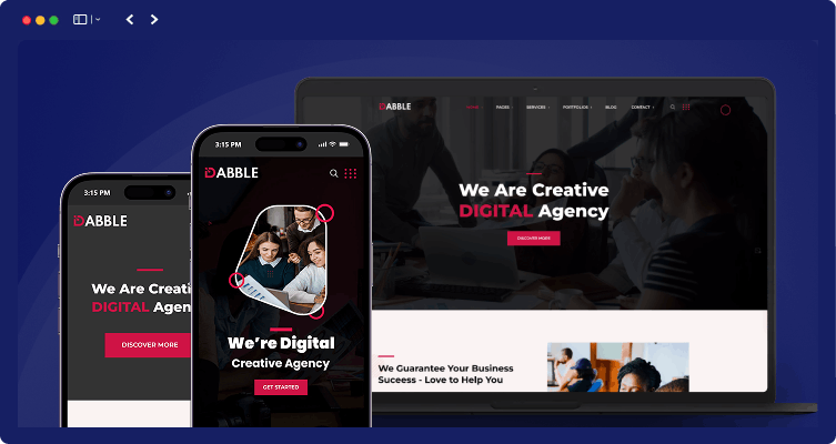 Dabble - Creative Agency WordPress Theme 36 responsive layout dabble | Dabble - Creative Agency WordPress Theme