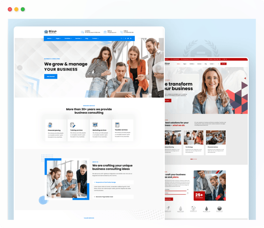 bizup product thumb | Bizup - Business Consulting WordPress Theme