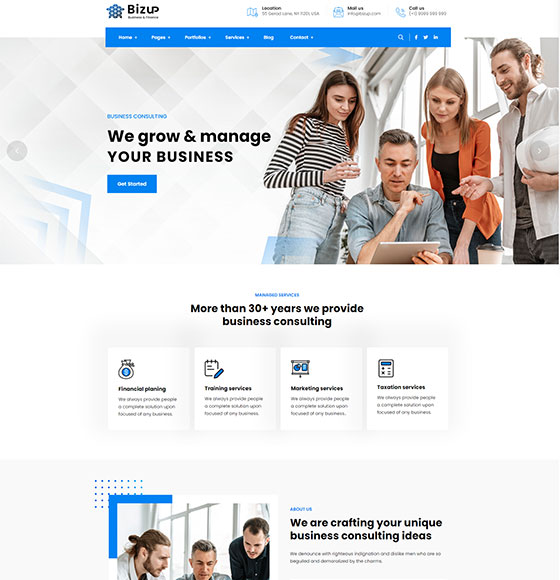 home33 | Bizup - Business Consulting WordPress Theme