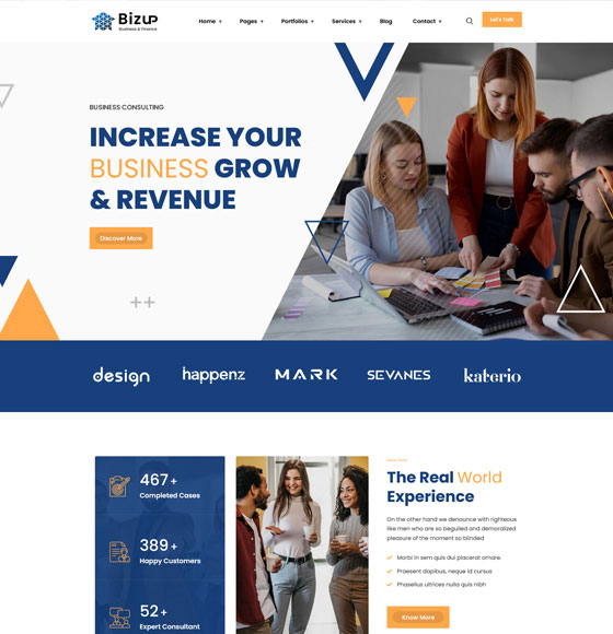 home71 | Bizup - Business Consulting WordPress Theme