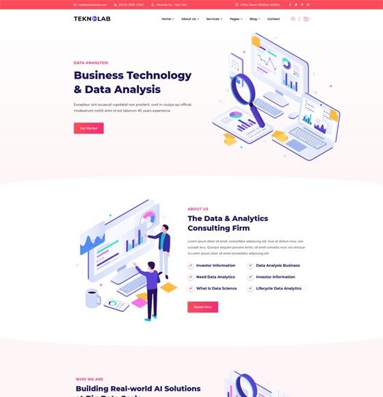 home61 | Teknolab - Technology & IT Solutions WordPress Theme
