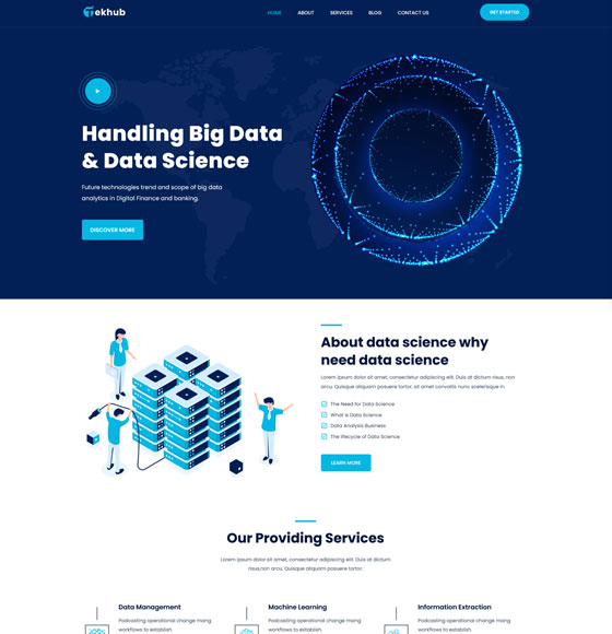 tekhub home6 | Tekhub - AI Startup WordPress Theme