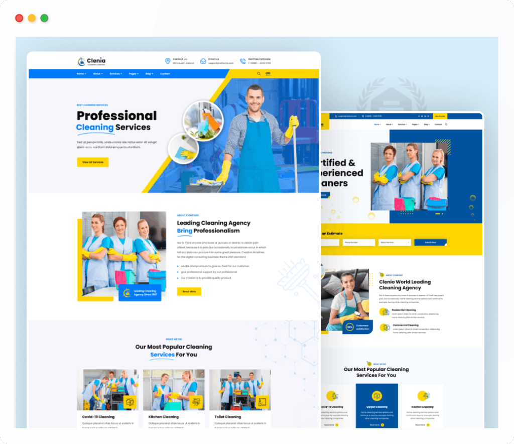 clenia product thumb | Clenia - Cleaning Services WordPress Theme