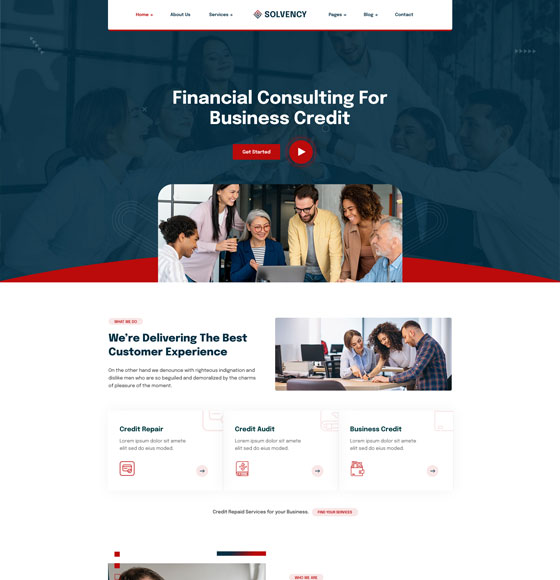 home31 | Solvency - Finance & Credit Repair WordPress Theme