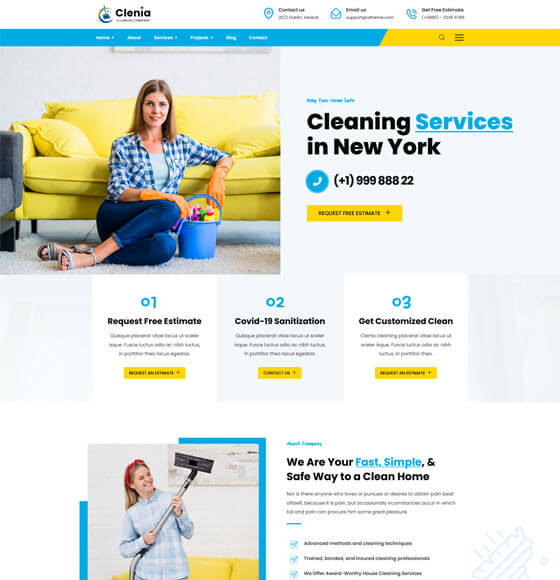home43 | Clenia - Cleaning Services WordPress Theme