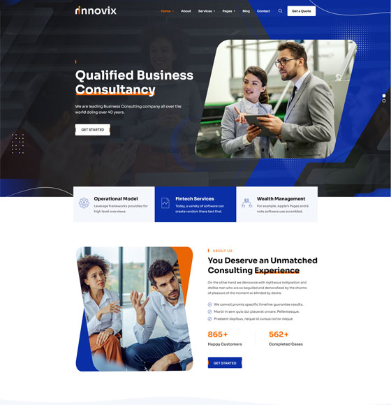 home41 | Innovix - Business Consulting WordPress Theme