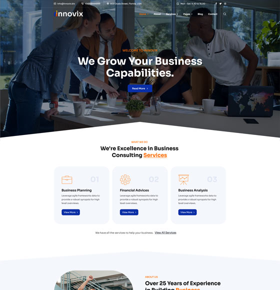 home51 | Innovix - Business Consulting WordPress Theme