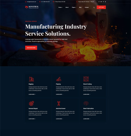 konstruk home10 | Konstruk - Construction WordPress Theme