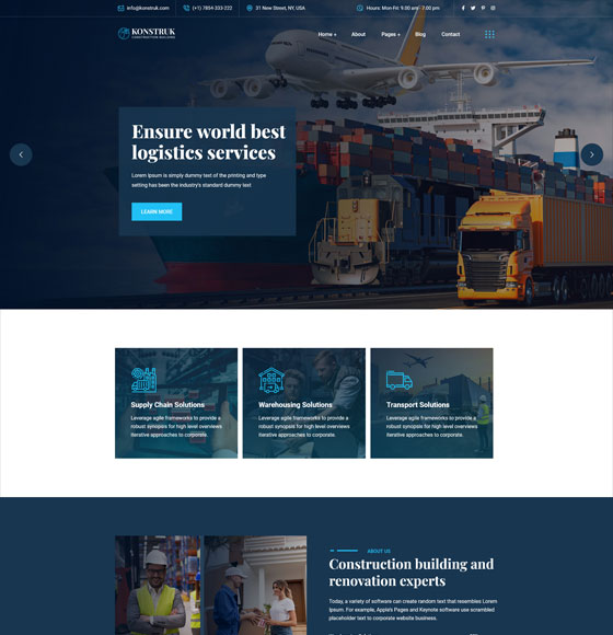 konstruk home11 | Konstruk - Construction WordPress Theme