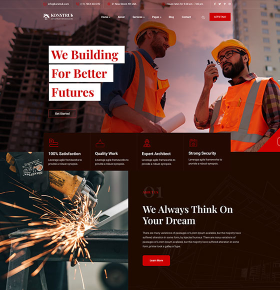 konstruk home15 | Konstruk - Construction WordPress Theme