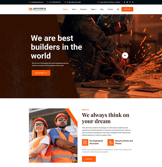 konstruk home17 | Konstruk - Construction WordPress Theme
