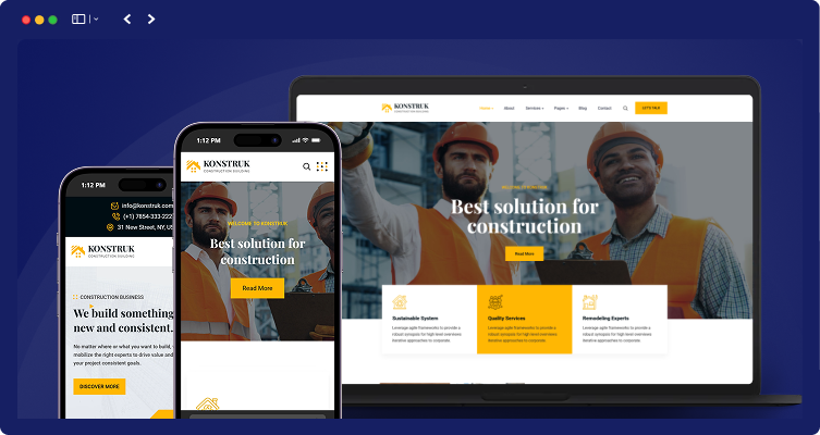 Konstruk - Construction WordPress Theme 42 konstruk mobile responsive | Konstruk - Construction WordPress Theme