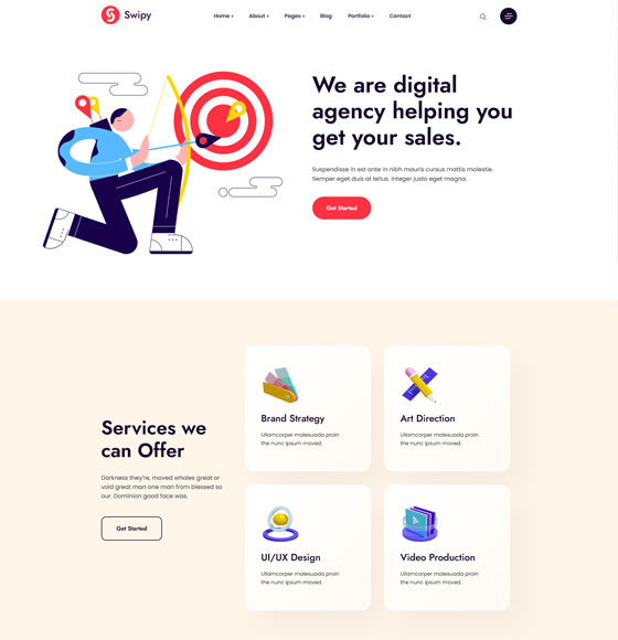 home101 | Swipy - Creative Agency WordPress Theme