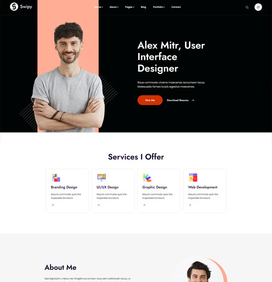 home123 | Swipy - Creative Agency WordPress Theme
