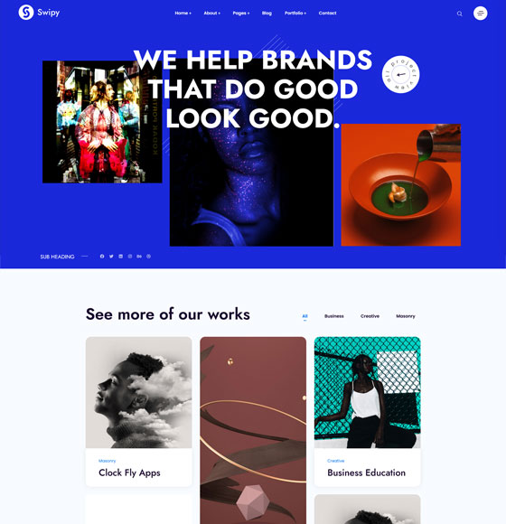 home131 | Swipy - Creative Agency WordPress Theme