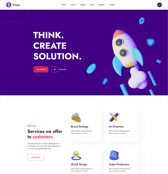 home41 | Swipy - Creative Agency WordPress Theme