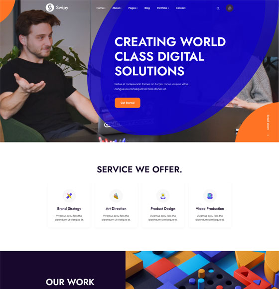 home51 | Swipy - Creative Agency WordPress Theme