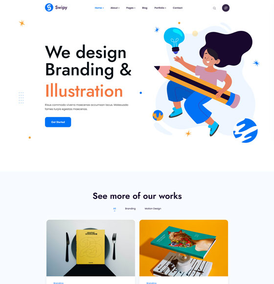 home61 | Swipy - Creative Agency WordPress Theme