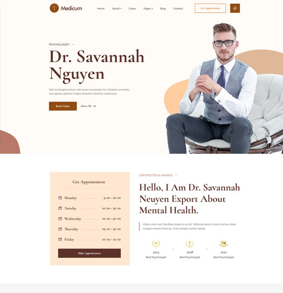 home31 | Medicum – Psychology and Counseling WordPress Theme