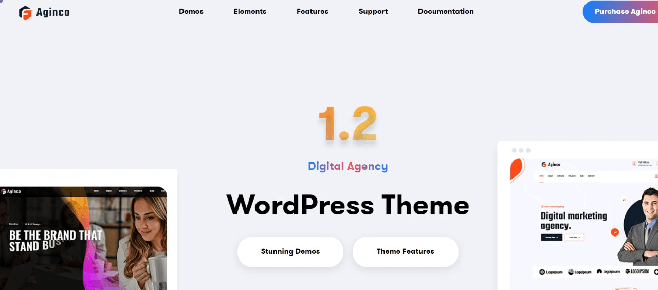 Finibus - Software and Digital Agency WordPress Theme