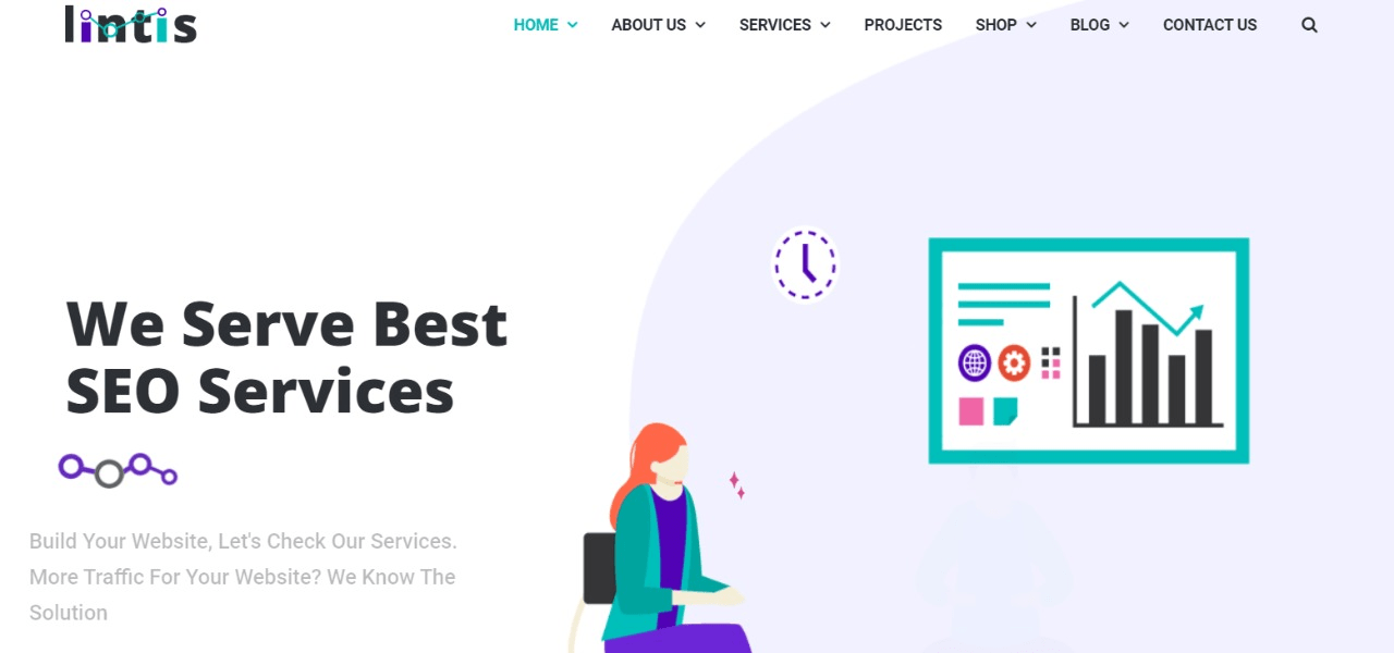 Lintis- SEO and Digital Agency WordPress Theme
