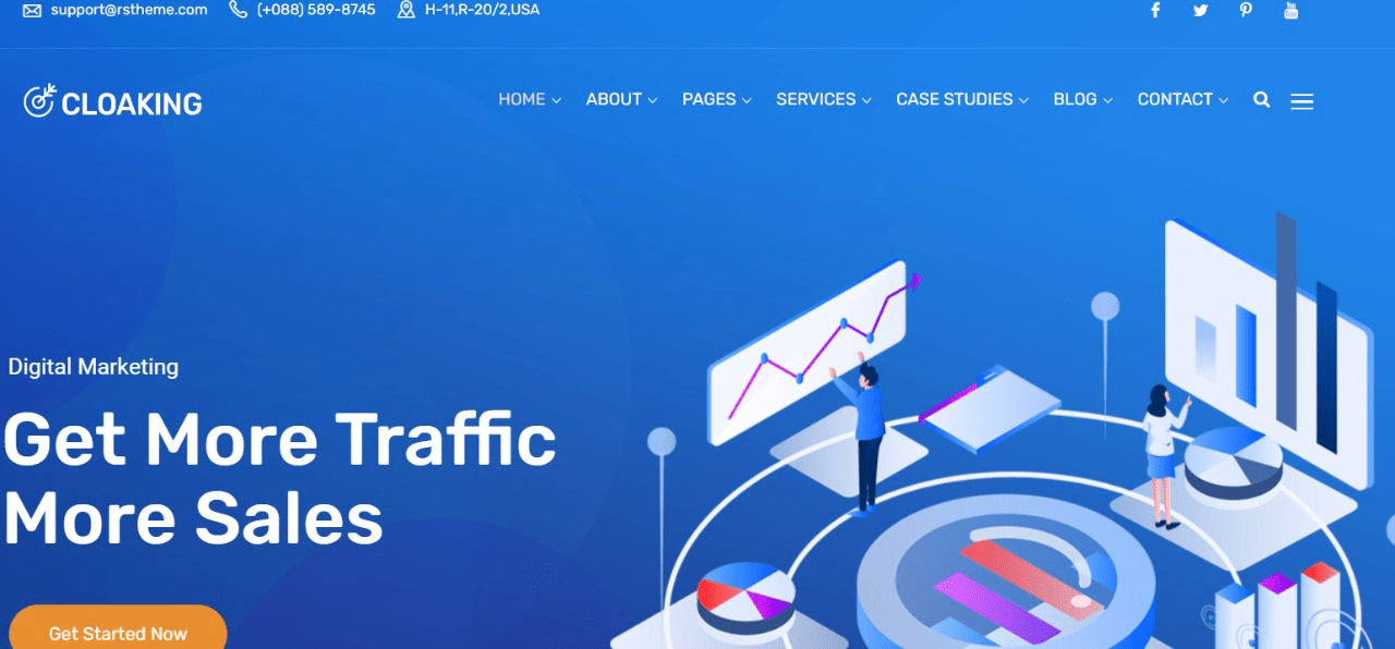 20+ Best Digital Agency WordPress Themes