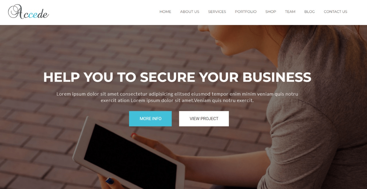 Accede - Digital Agency WordPress Theme