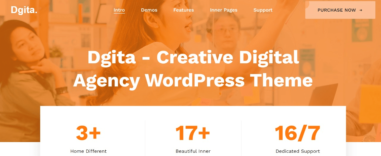 Finibus - Software and Digital Agency WordPress Theme