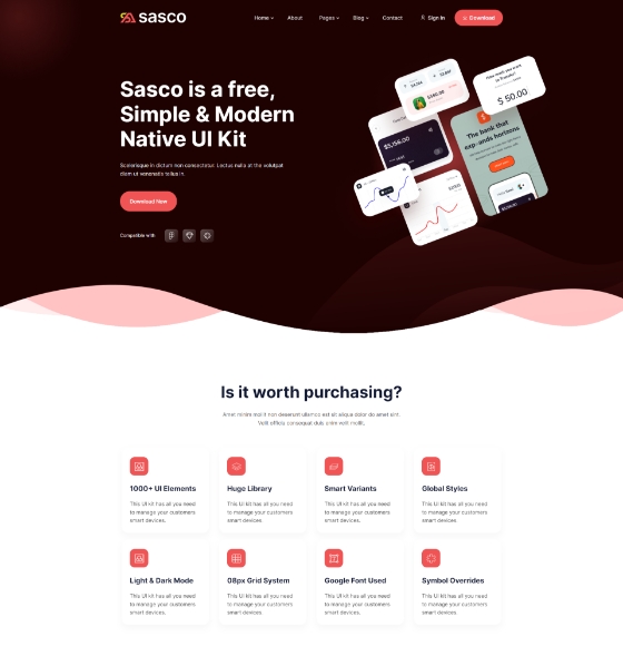 home103 | Sasco - SaaS Startup Multipurpose WordPress Theme