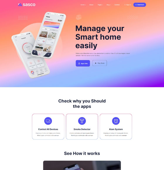home121 | Sasco - SaaS Startup Multipurpose WordPress Theme