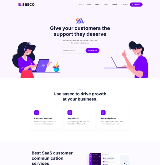 home131 | Sasco - SaaS Startup Multipurpose WordPress Theme