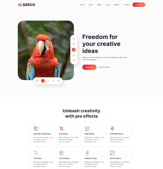 home141 | Sasco - SaaS Startup Multipurpose WordPress Theme