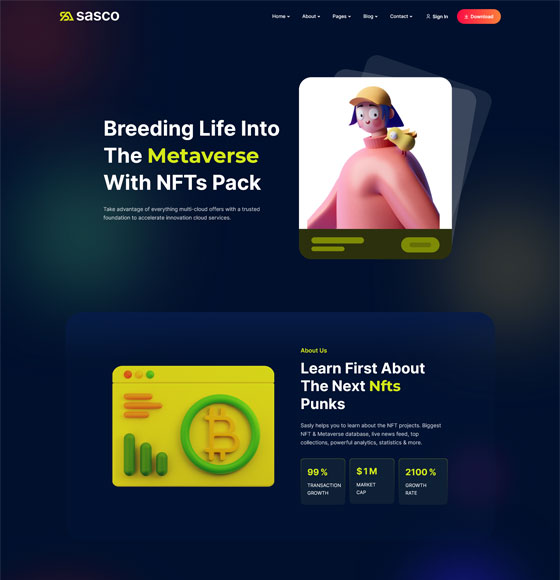 home161 | Sasco - SaaS Startup Multipurpose WordPress Theme