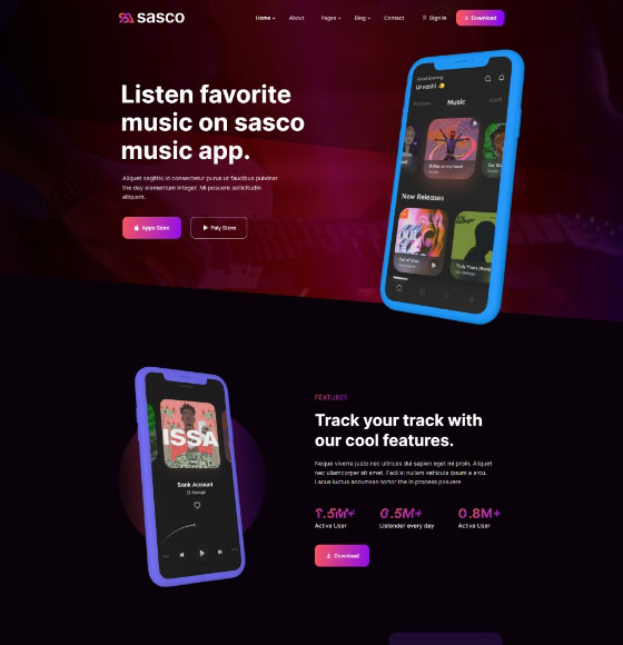 home21 | Sasco - SaaS Startup Multipurpose WordPress Theme