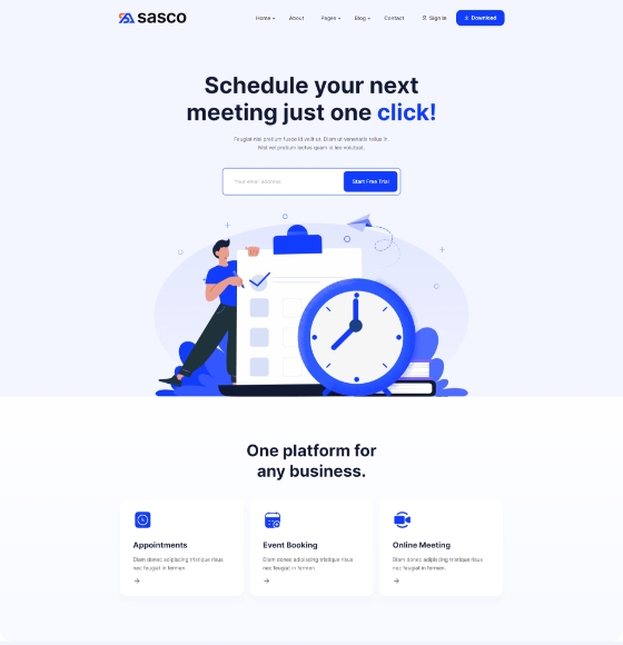 home71 | Sasco - SaaS Startup Multipurpose WordPress Theme