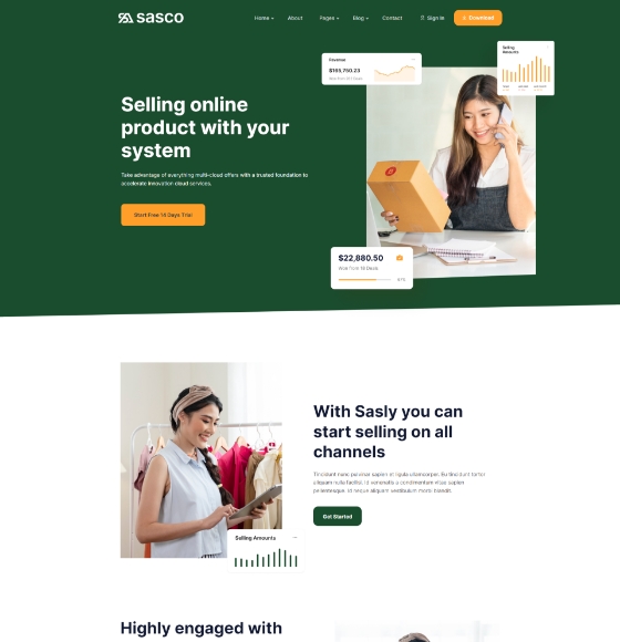 home81 | Sasco - SaaS Startup Multipurpose WordPress Theme