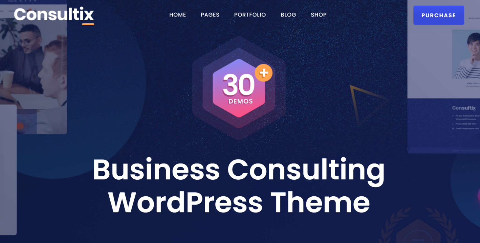 20+ Best Business Consulting WordPress Themes 2024 - RSTheme
