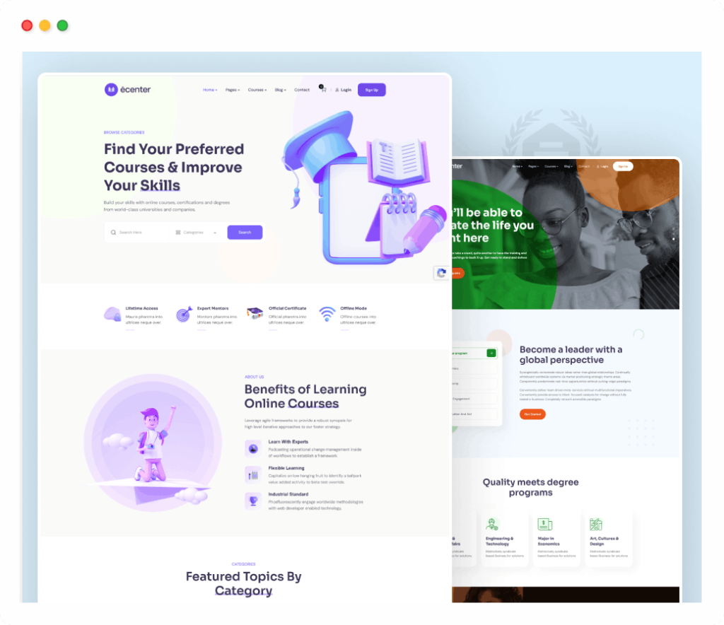 ecenter product thumb | Ecenter - Education WordPress Theme