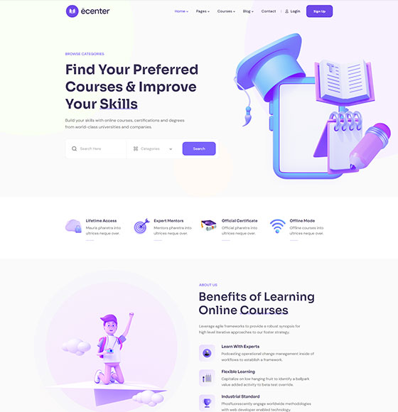 home11 | Ecenter - Education WordPress Theme