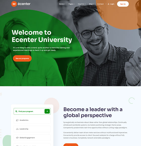 home111 | Ecenter - Education WordPress Theme