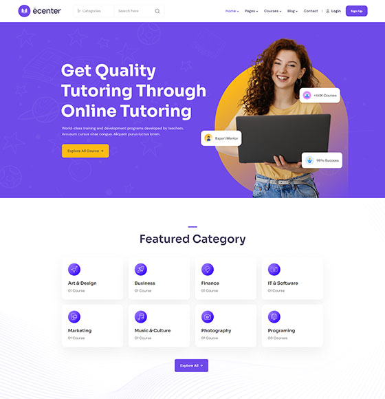 home21 | Ecenter - Education WordPress Theme